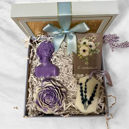 Подарочный набор свечи "Лаванда"