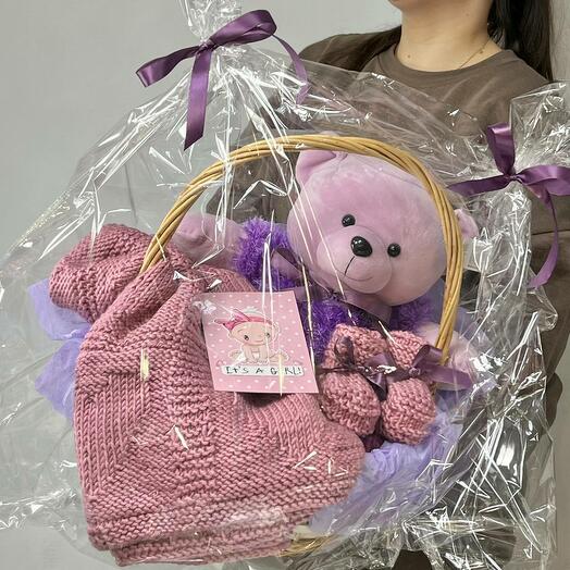 Подарочный набор для новорождённой девочки