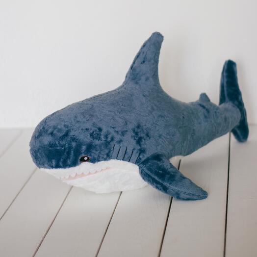 Soft toy shark 60 cm / birthday / birthday / February 14 /23 February / for him / for her