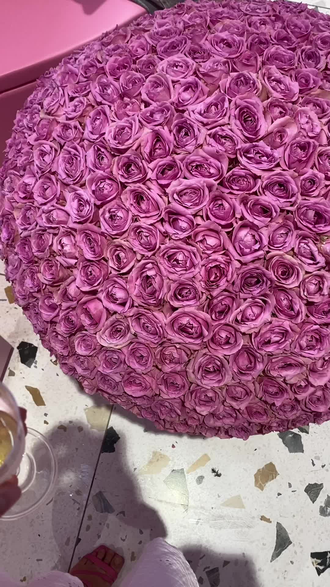 Букет из 1001 розы для вечной любви 🌹