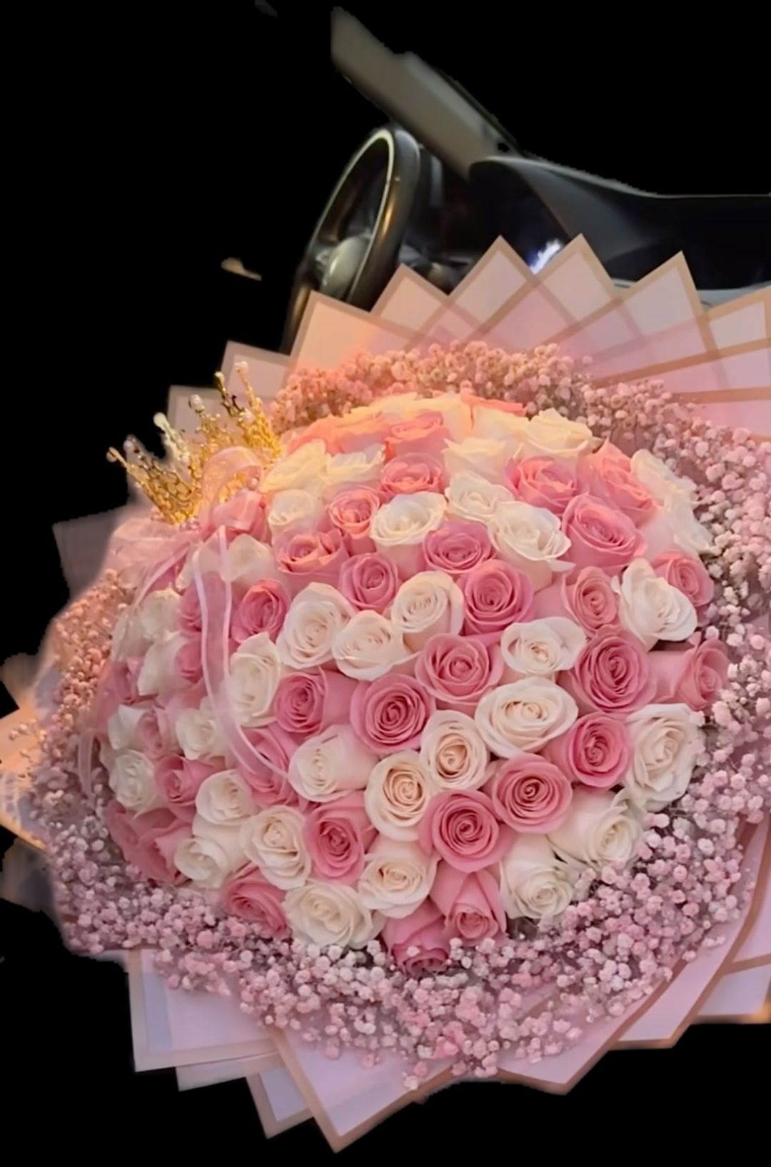 25 Pink Roses 50 cm Exclusive 🔥