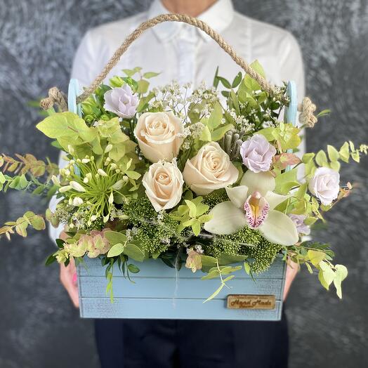 Flowers in the box Sharon