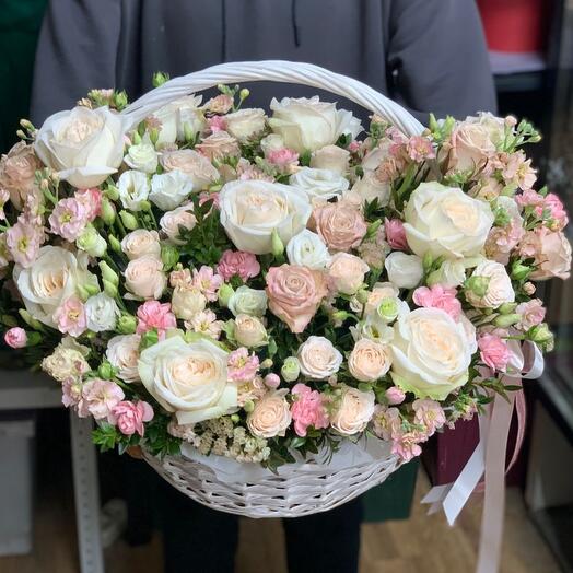 Fragrant flowers in the basket