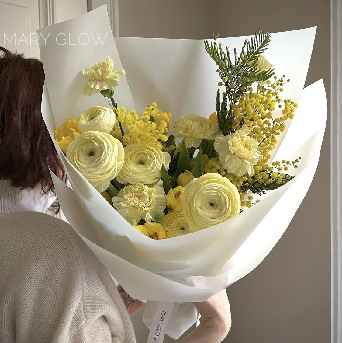 Праздничный моно букет 🎉